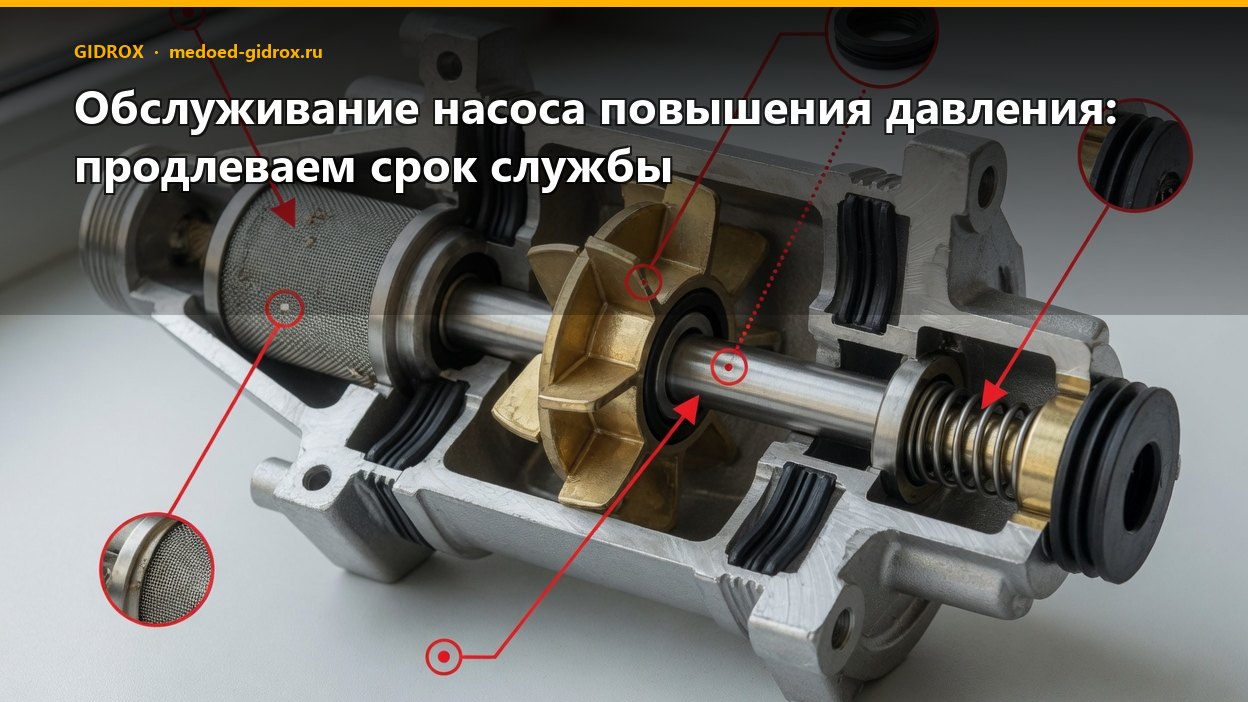 Обслуживание насоса повышения давления: продлеваем срок службы