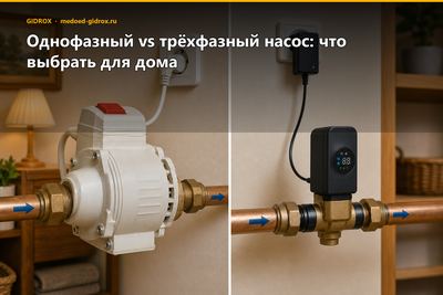 Однофазный vs трёхфазный насос: что выбрать для дома