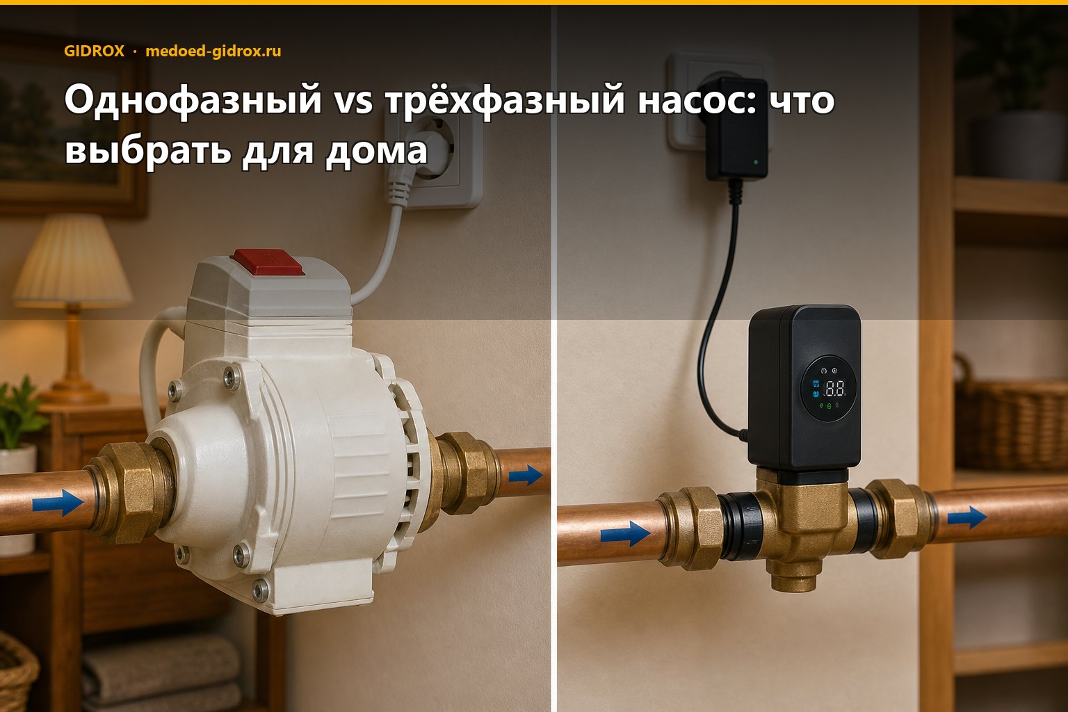 Однофазный vs трёхфазный насос: что выбрать для дома