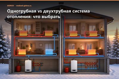 Однотрубная vs двухтрубная система отопления: что выбрать