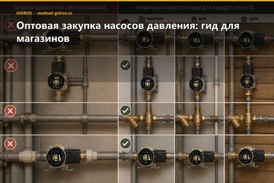Оптовая закупка насосов давления: гид для магазинов