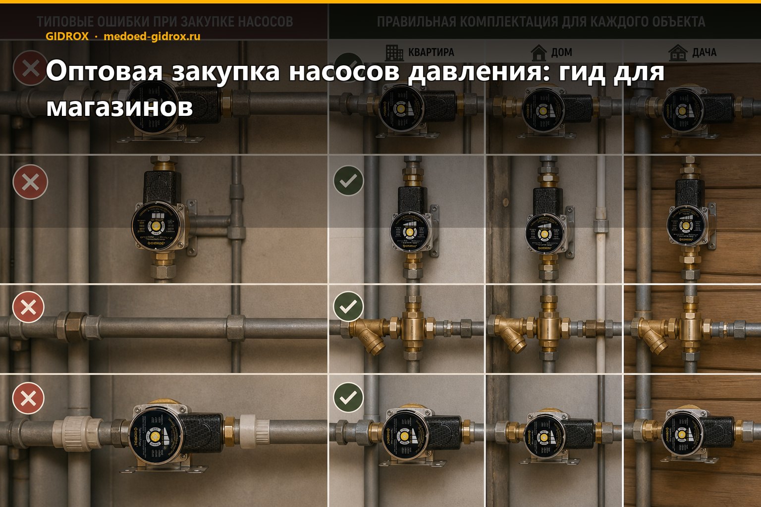 Оптовая закупка насосов давления: гид для магазинов