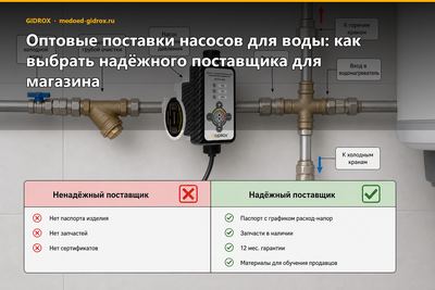 Оптовые поставки насосов для воды: как выбрать надёжного поставщика для магазина
