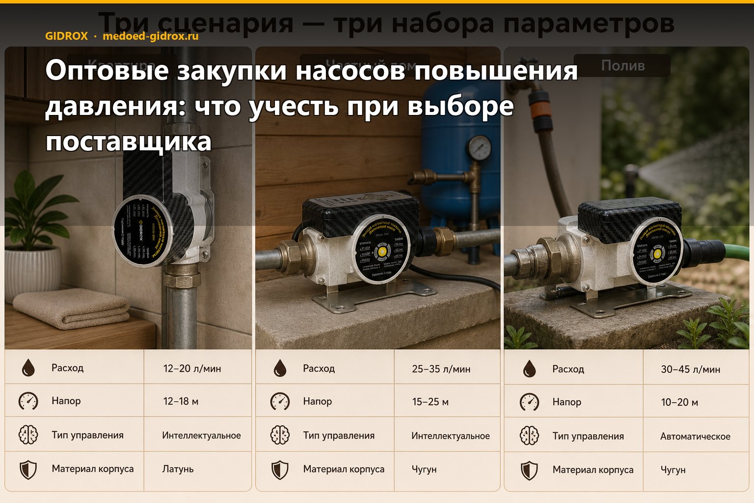 Оптовые закупки насосов повышения давления: что учесть при выборе поставщика