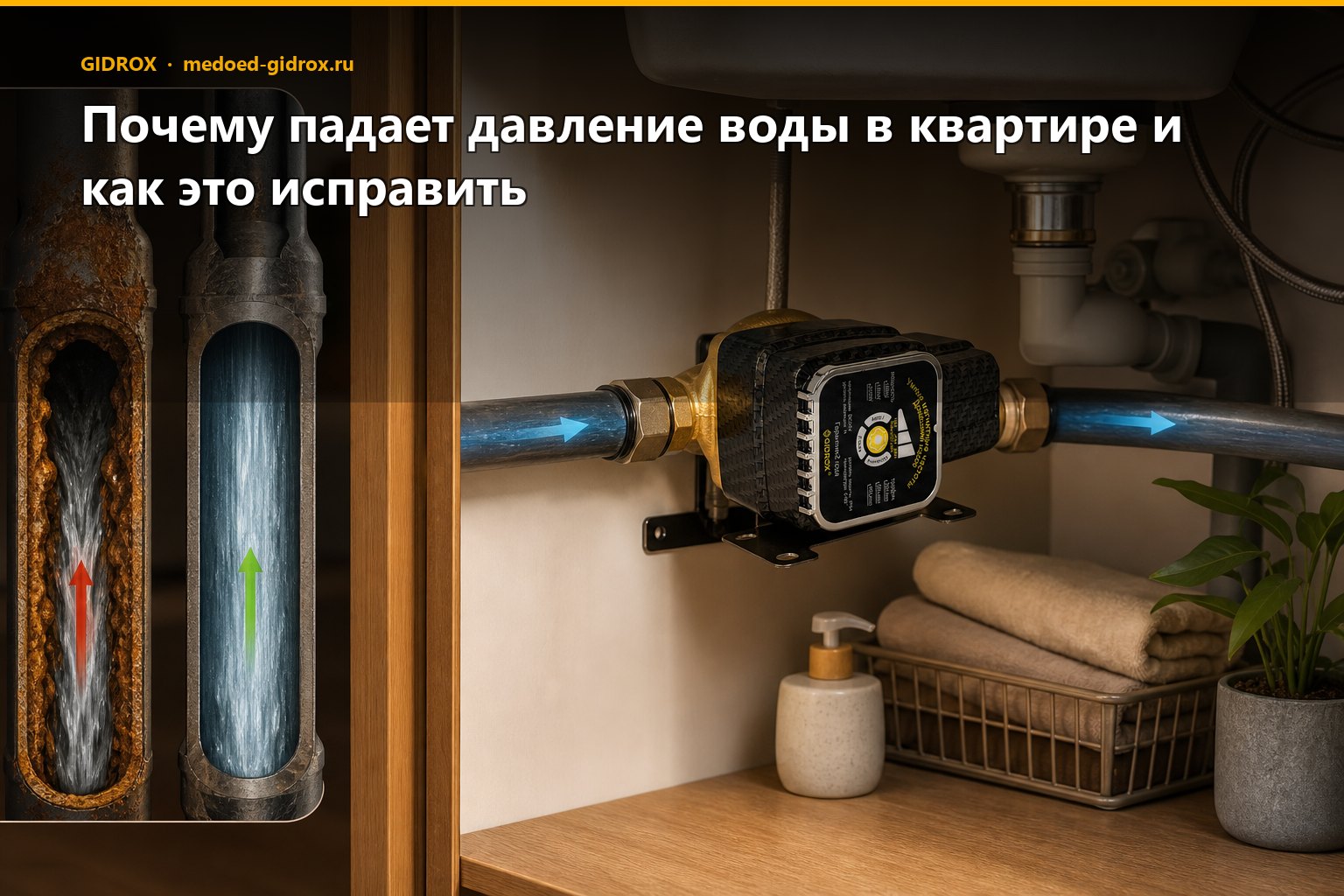 Почему падает давление воды в квартире и как это исправить