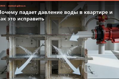 Почему падает давление воды в квартире и как это исправить