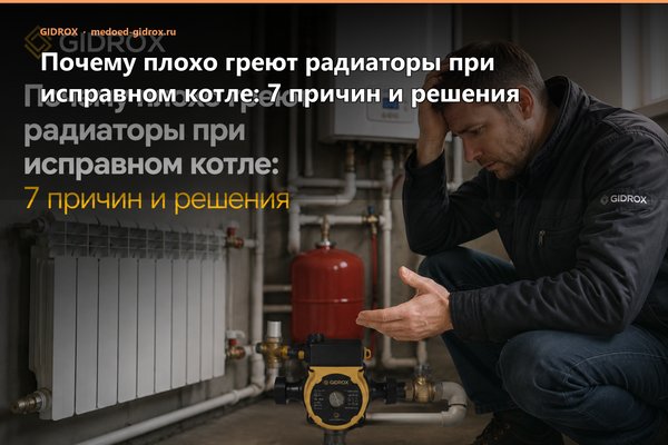 Почему плохо греют радиаторы при исправном котле: 7 причин и решения