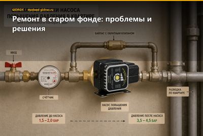 Ремонт в старом фонде: проблемы и решения