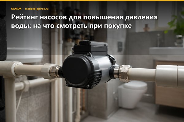 Рейтинг насосов для повышения давления воды: на что смотреть при покупке