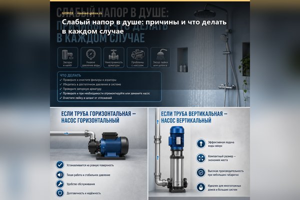 Слабый напор в душе: причины и что делать в каждом случае