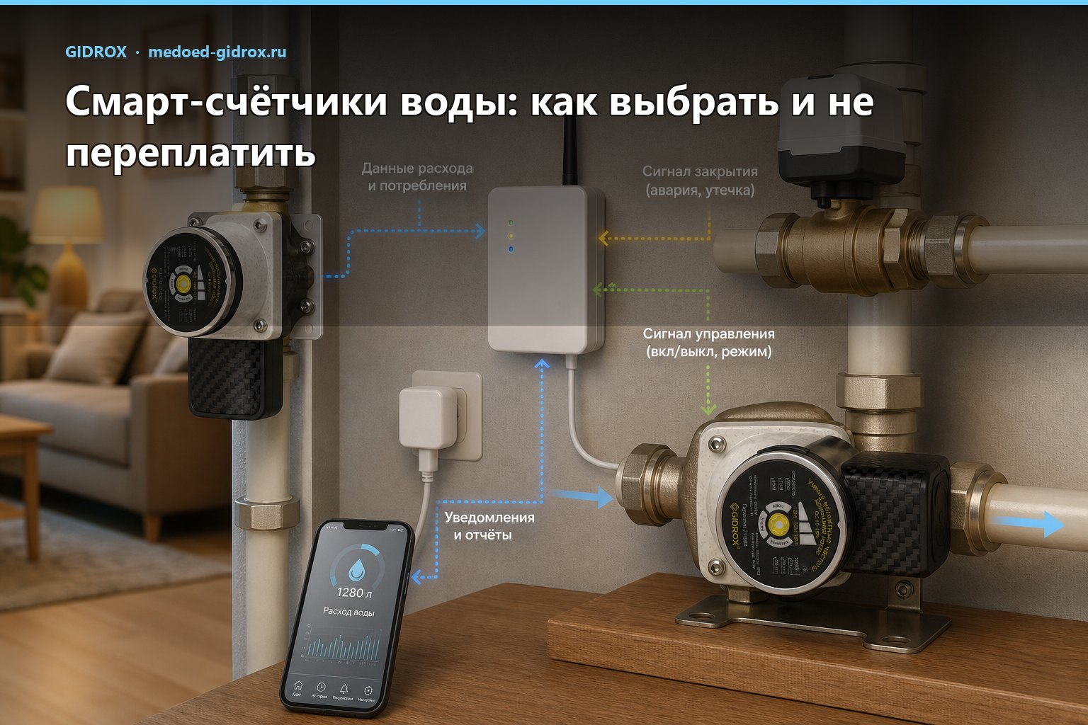 Смарт-счётчики воды: как выбрать и не переплатить