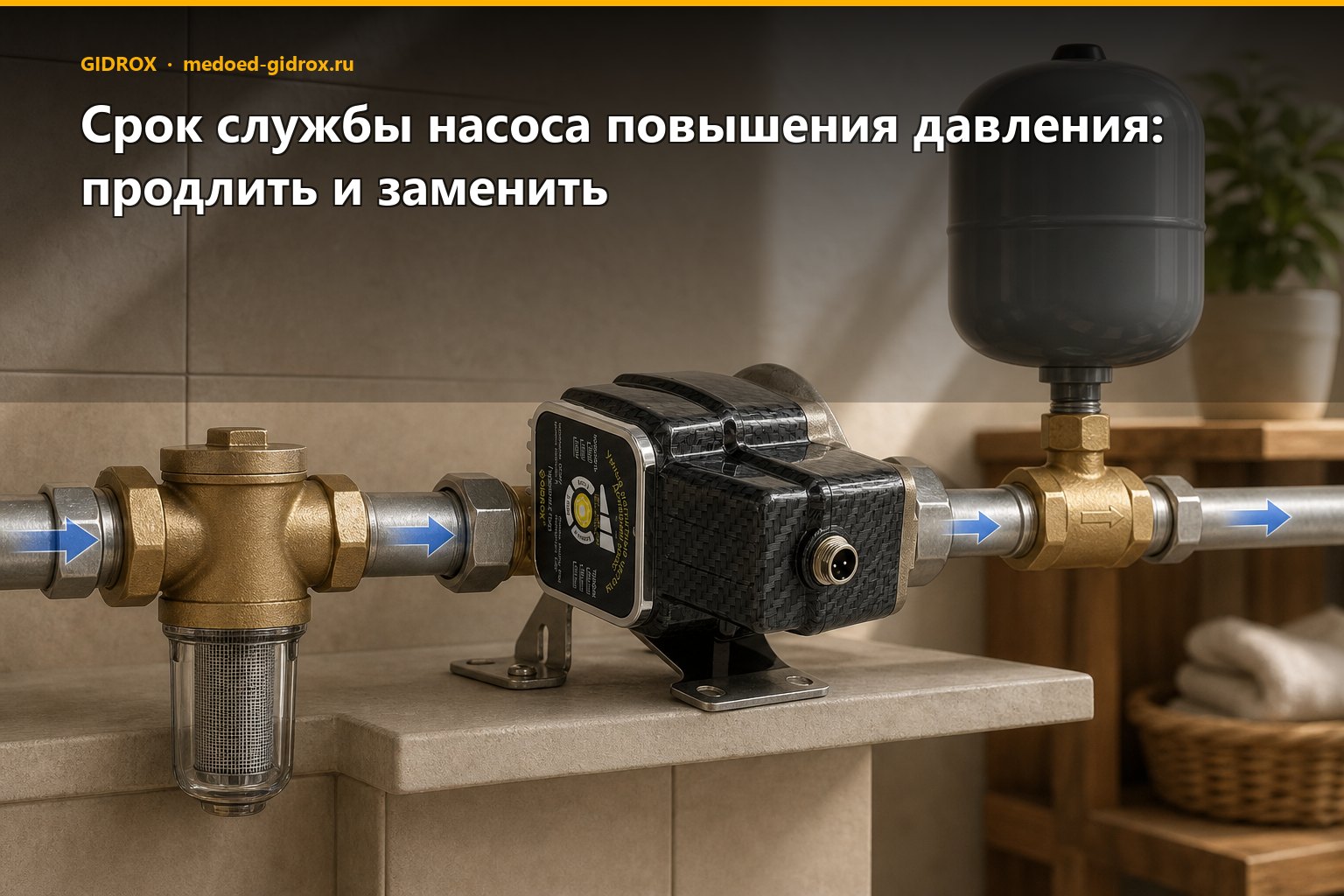 Срок службы насоса повышения давления: продлить и заменить