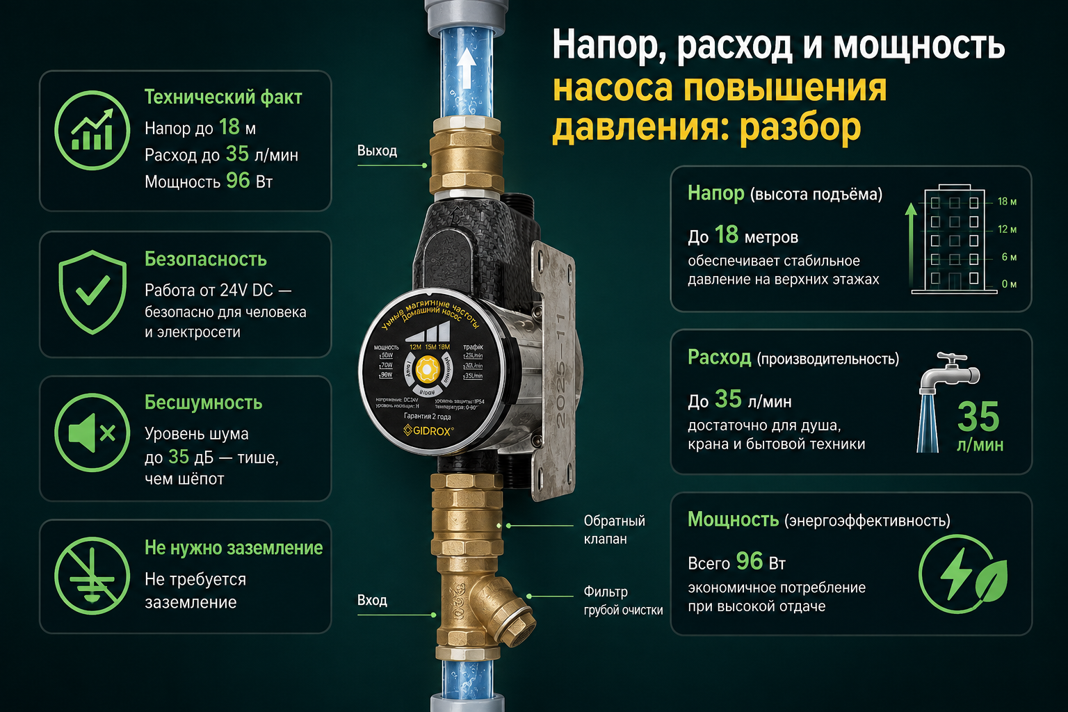 Карта или инфографика с сопоставлением цены кубометра воды в разных странах рядом со схемой утечки/перепада давления в квартирной трубе