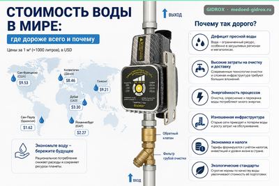 Стоимость воды в мире: где дороже всего и почему