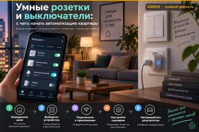 Умные розетки и выключатели: с чего начать автоматизацию квартиры