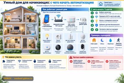 Умный дом для начинающих: с чего начать автоматизацию