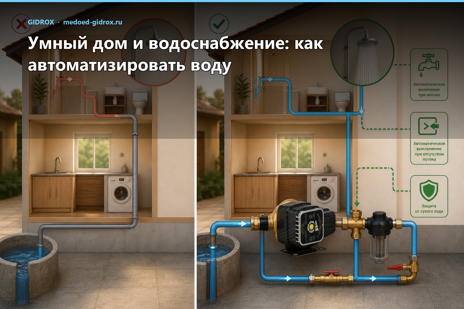 Умный дом и водоснабжение: как автоматизировать воду