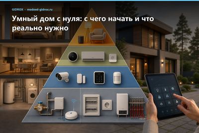 Умный дом с нуля: с чего начать и что реально нужно