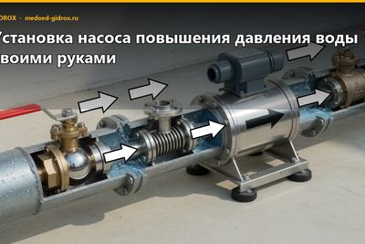 Установка насоса повышения давления воды своими руками