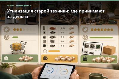 Утилизация старой техники: где принимают за деньги